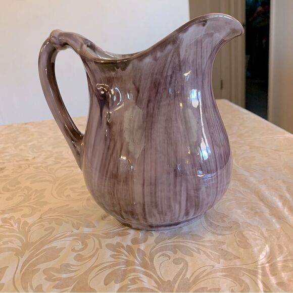 Stangl Pottery Terra Rose Pitcher 6.5” Violet Trenton NJ USA gorgeous no chips - Picture 1 of 7